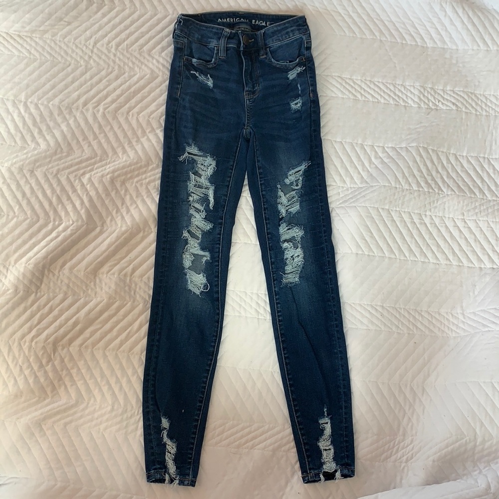 Triple 0 American Eagle  dark wash jeans